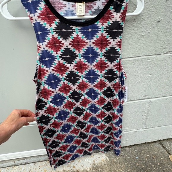 Me to We PacSun Aztec Tank Small NWT - Picture 6 of 9